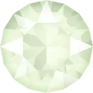 1028 & 1088 Swarovski Chaton & Round Stones, Crystal Powder Green Unfoiled (001 L102)