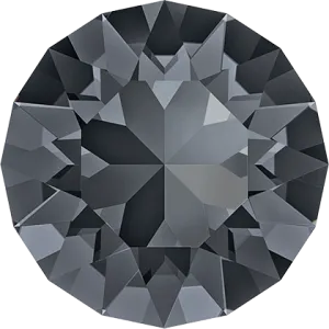 1028 & 1088 Swarovski Chaton & Round Stones, Crystal Silver Night (001 SINI)