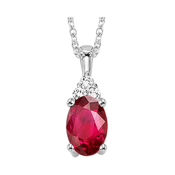 10KT White Gold & Diamond Classic Book 10K Birthstone Ensembles Neckwear Pendant  - 1/10 ctw