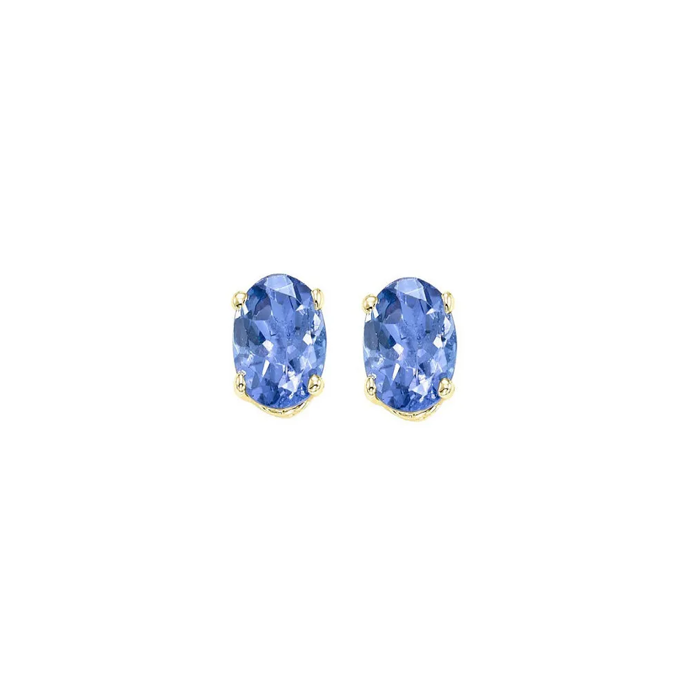 14KT Yellow Gold Stud Earrings