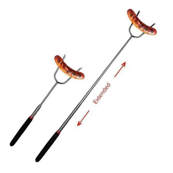 6 Pieces, 12 Pieces or 24 Pieces Extendable Camping Fork