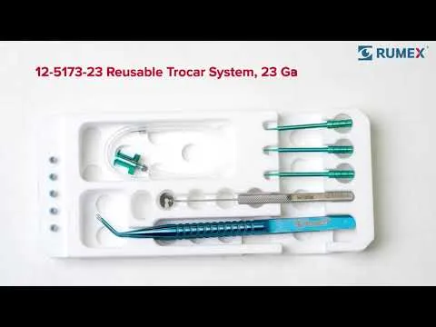999R 12-5187-25 Trocar Cannula Inserter, 25 Ga, Length 43.00 mm, Titanium
