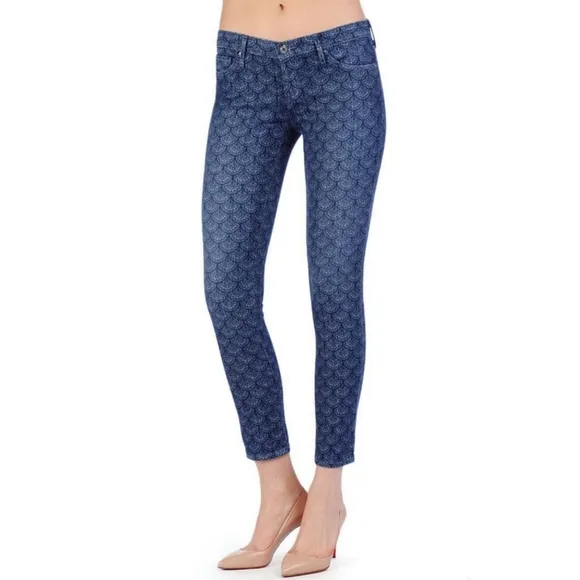AG Adriano Goldschmied The Legging Ankle Jeans In Scallop Light Size 26