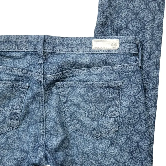 AG Adriano Goldschmied The Legging Ankle Jeans In Scallop Light Size 26