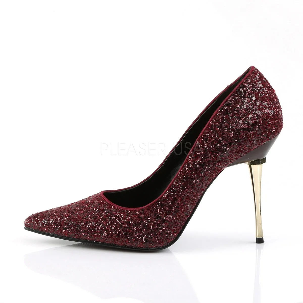 APPEAL-20G  Burgundy Glitter Pu