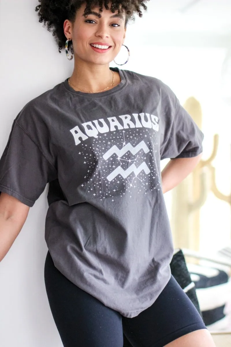 Aquarius Zodiac Tee