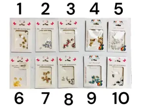 Artdone 8 boxes Nail Rhinestones, Nail Gems Nail Diamonds, Nail Art Studs Nail Crystals Nail Sequins for Nails Kit for Nail Art Supplies Accessories #2