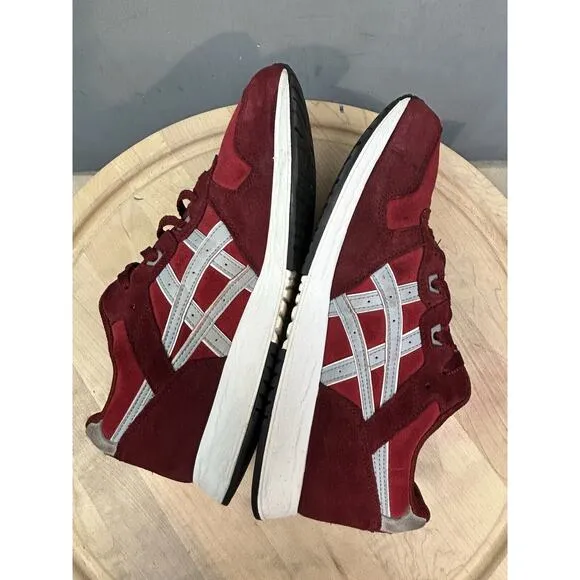 Asics Lyte Classic Men's Shoes Men Size 10 Oyster Red White Grey 1201A103