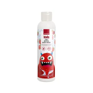 Avon Kids Little Monsters Strawberry 2-In-1 Bath & Body Wash 200g