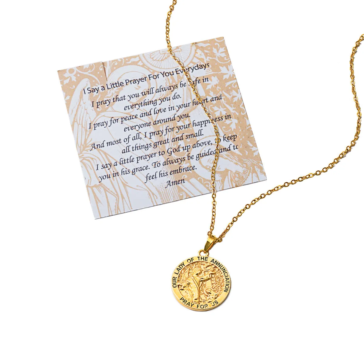 Avon MARY OF ANNUNCIATION NECKLACE ADULTS