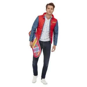 Back To The Future Marty Mc Fly Costume, Red