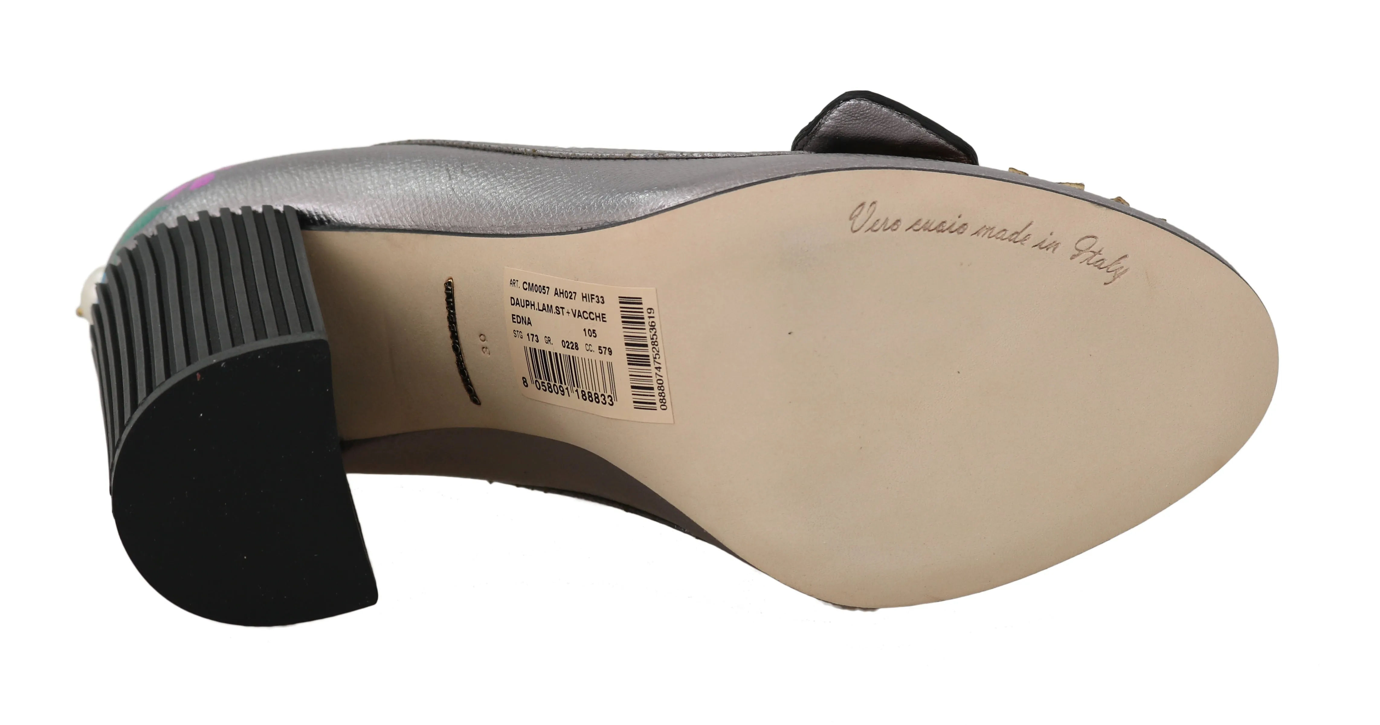 Beige Patent Leather Slingbacks