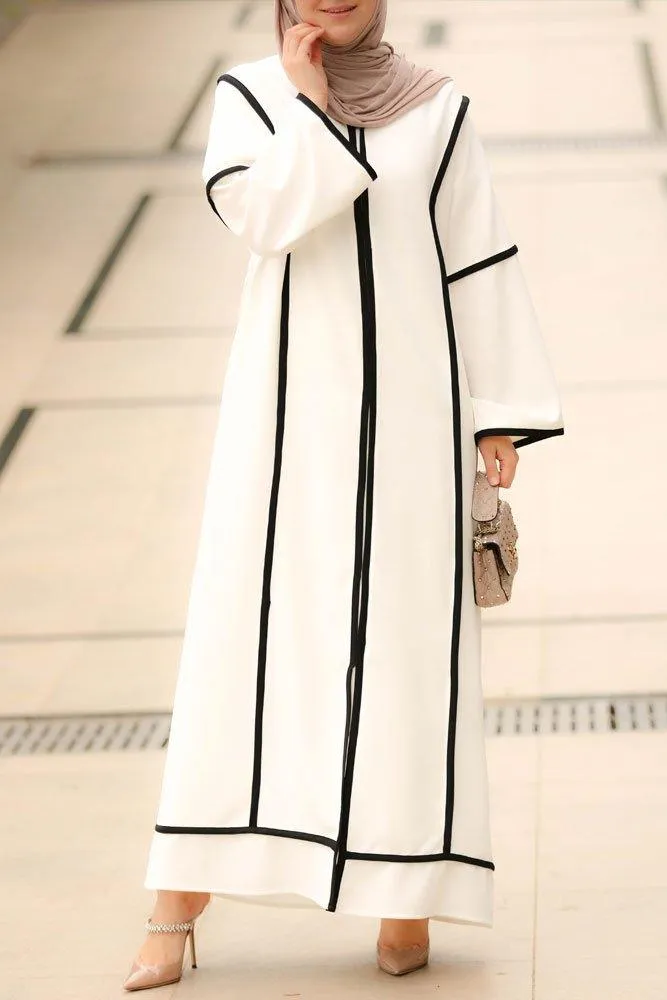 Beyaz Sport abaya