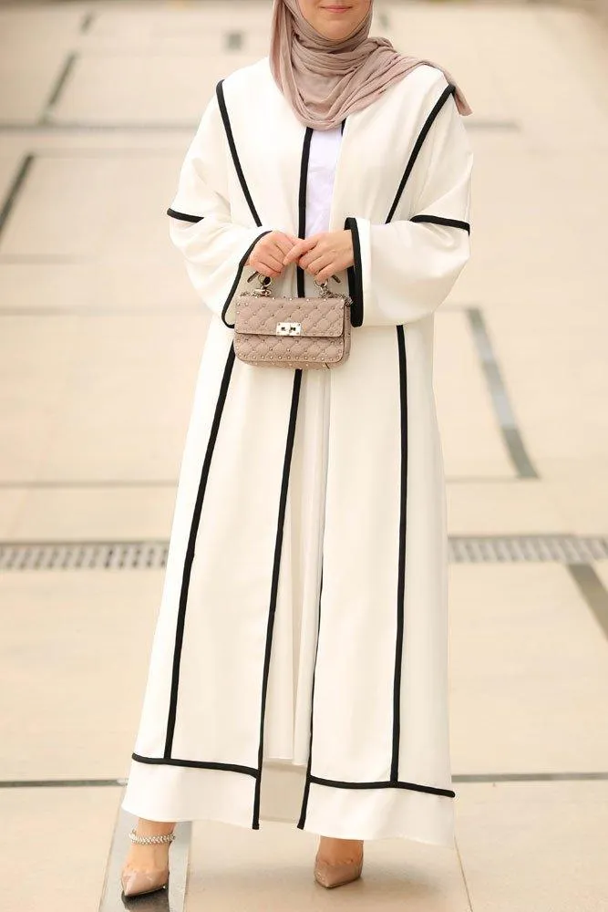 Beyaz Sport abaya