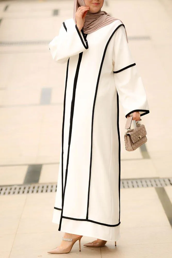 Beyaz Sport abaya