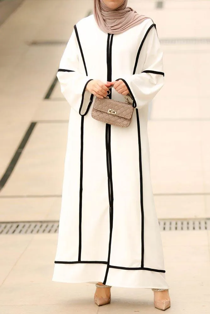 Beyaz Sport abaya