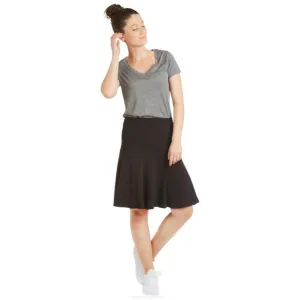 Black Snoga Twirly Skirt in flair hem like new Elegant Black Women’s Skirt