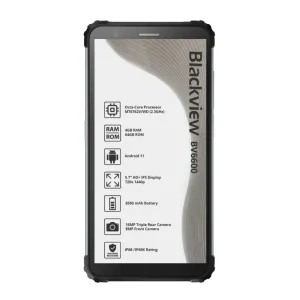 Blackview BV6600 Rugged Smartphone Dual Sim Black