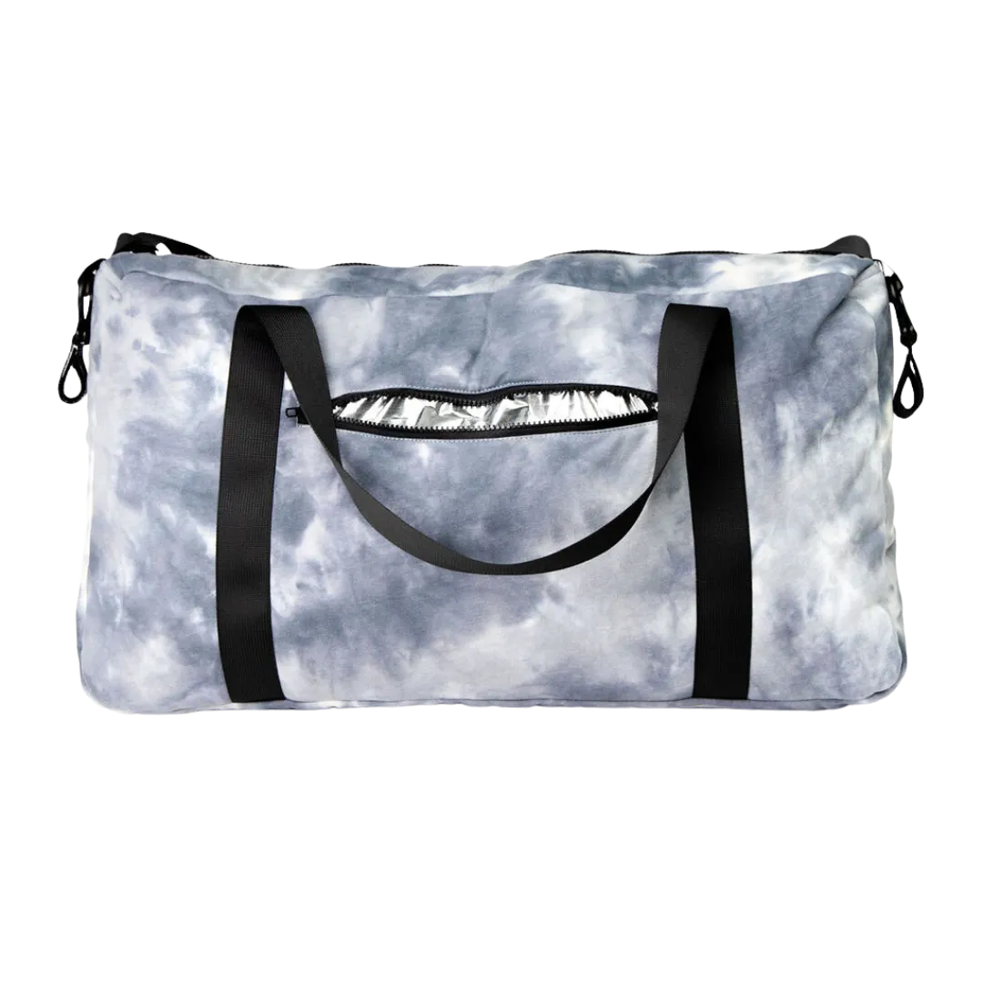Blue Tie Dye Duffle Bag