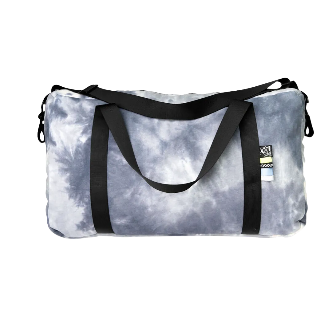 Blue Tie Dye Duffle Bag