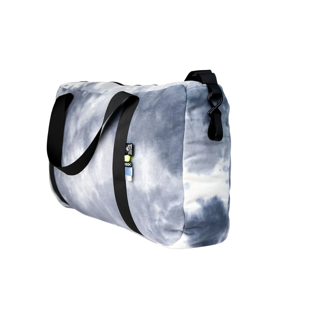 Blue Tie Dye Duffle Bag