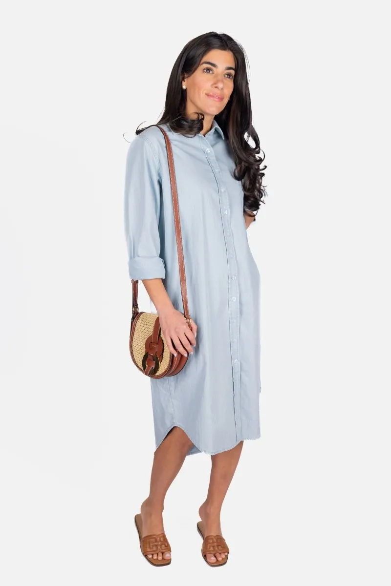 BONNIE DRESS 41" (LIGHT BLUE)