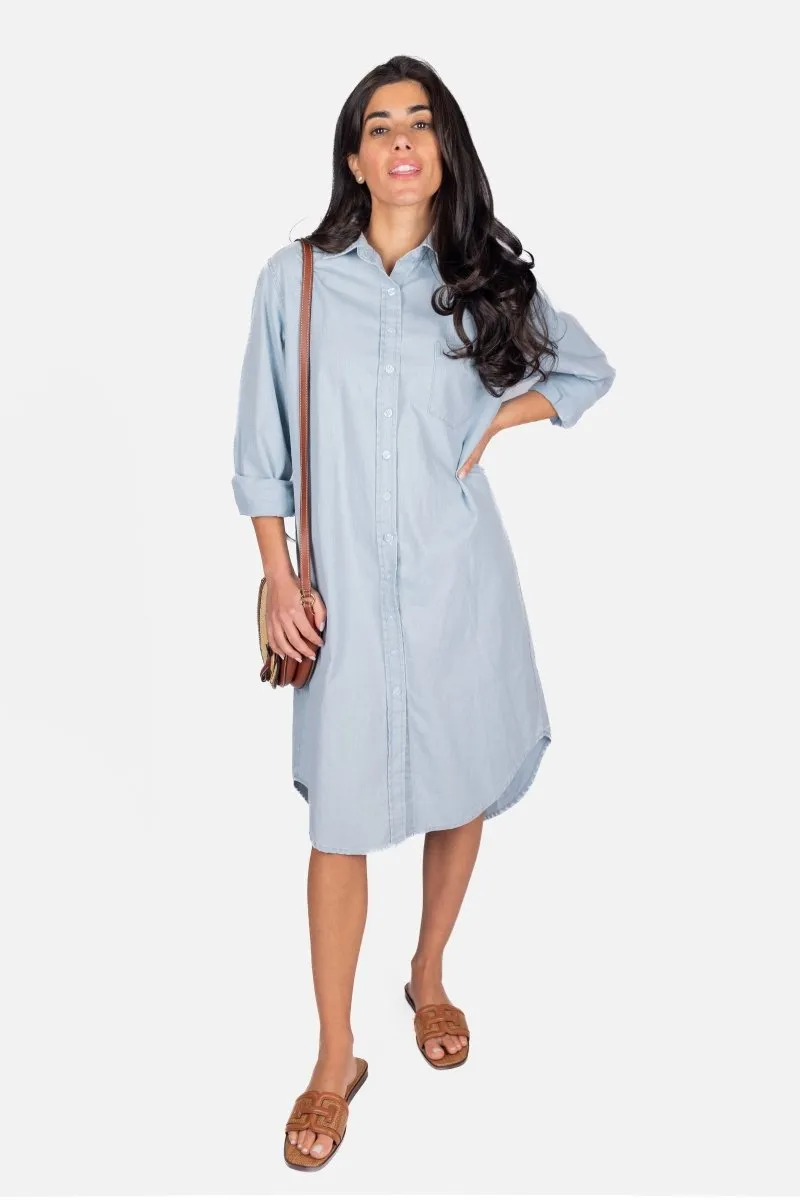 BONNIE DRESS 41" (LIGHT BLUE)