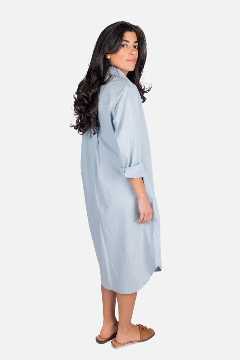 BONNIE DRESS 41" (LIGHT BLUE)