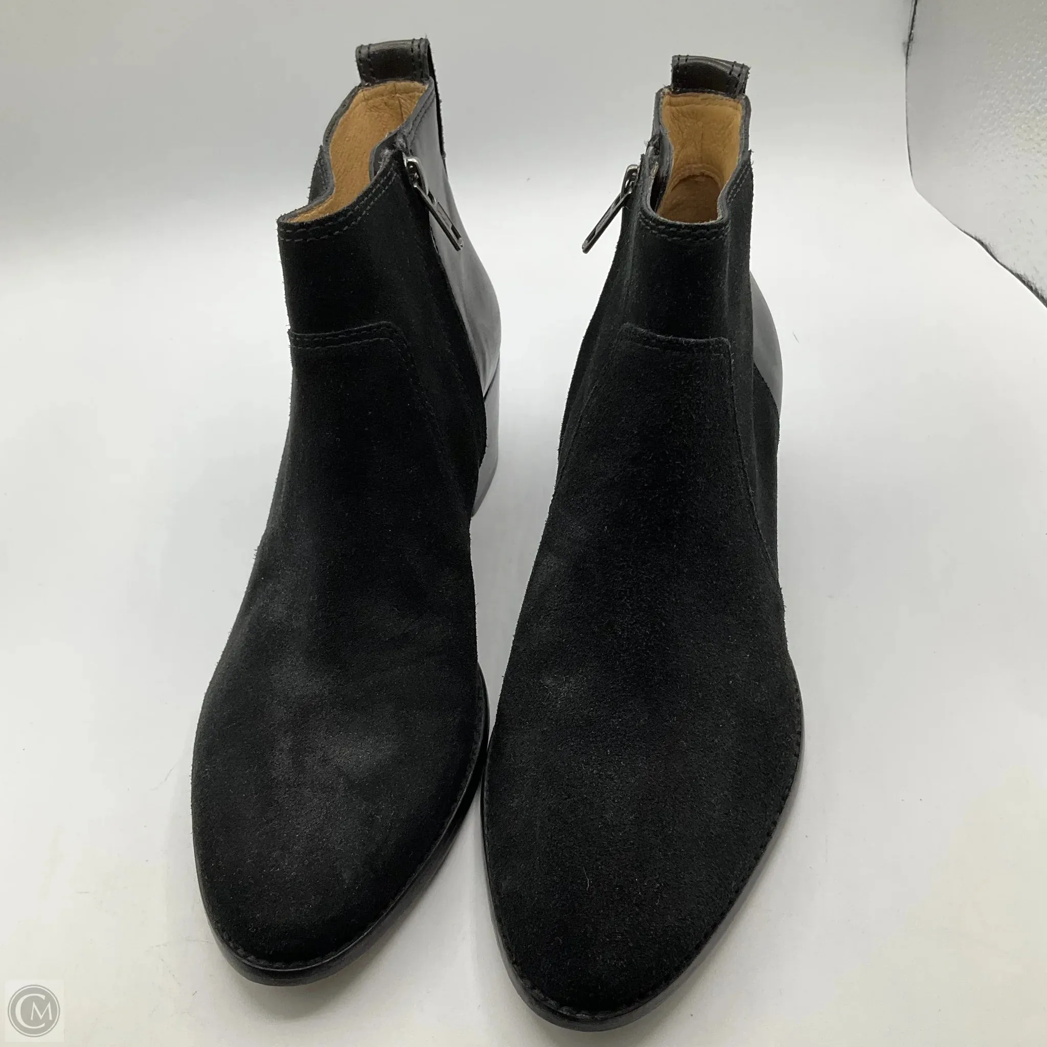 Boots Ankle Heels By Madewell In Black, Size: 7.5
