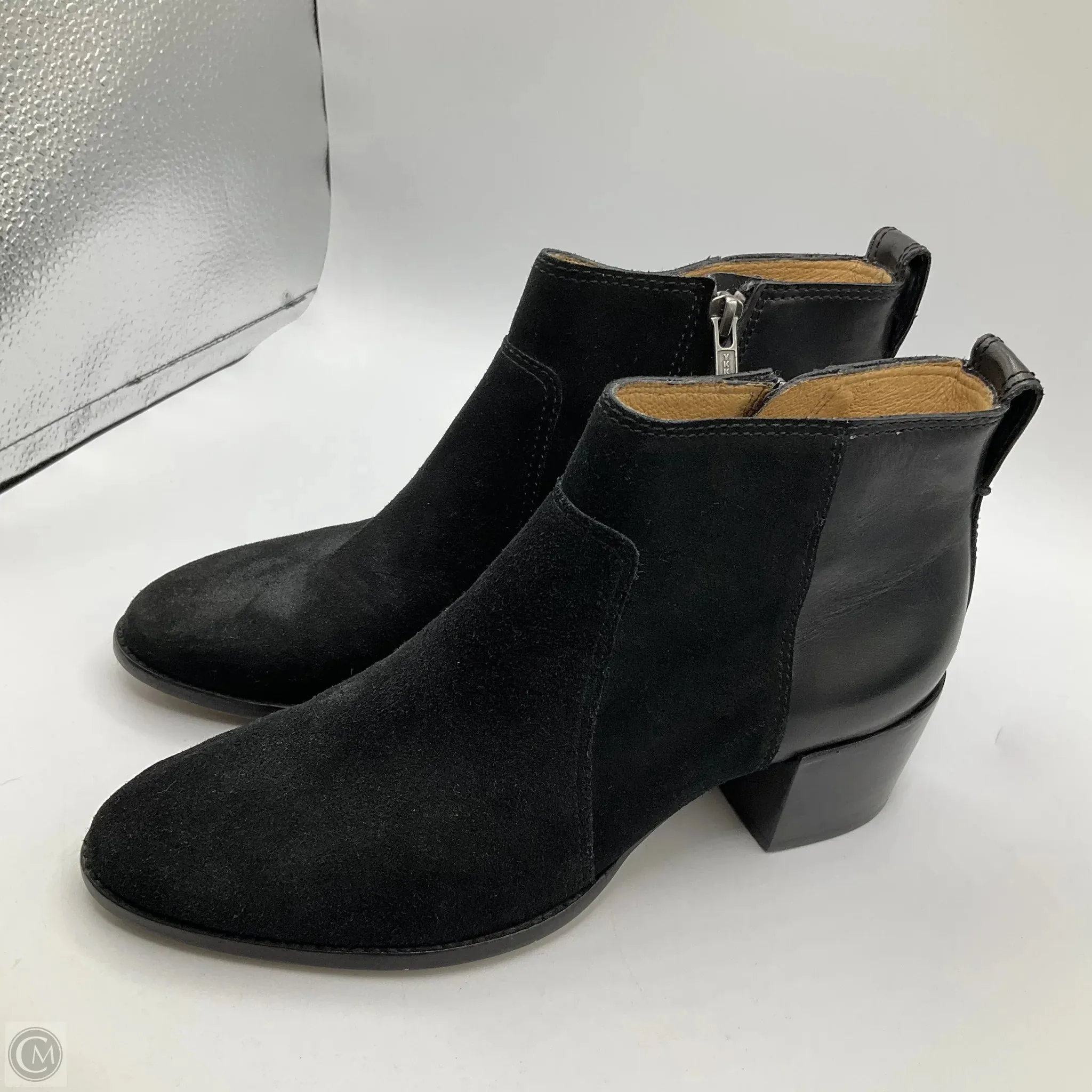 Boots Ankle Heels By Madewell In Black, Size: 7.5
