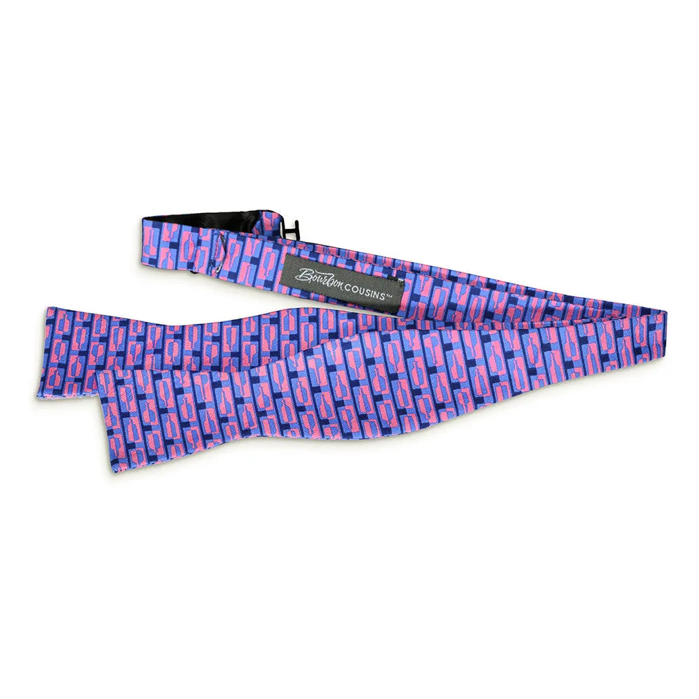 Bourbon Row Bow Tie   Sock Gift Set | Pink   Navy