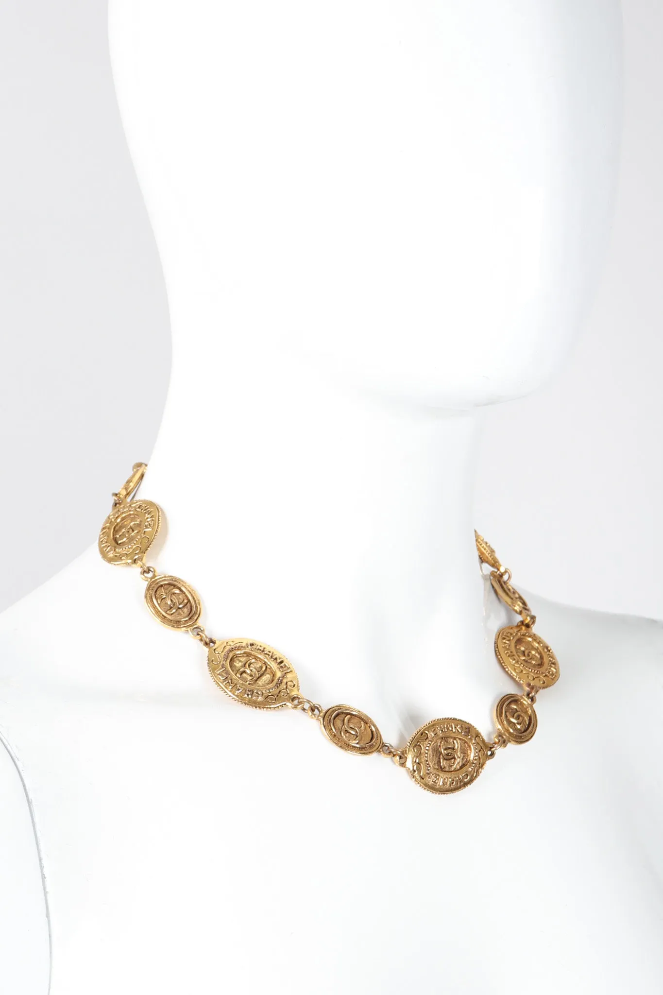 CC Coin Collar Necklace