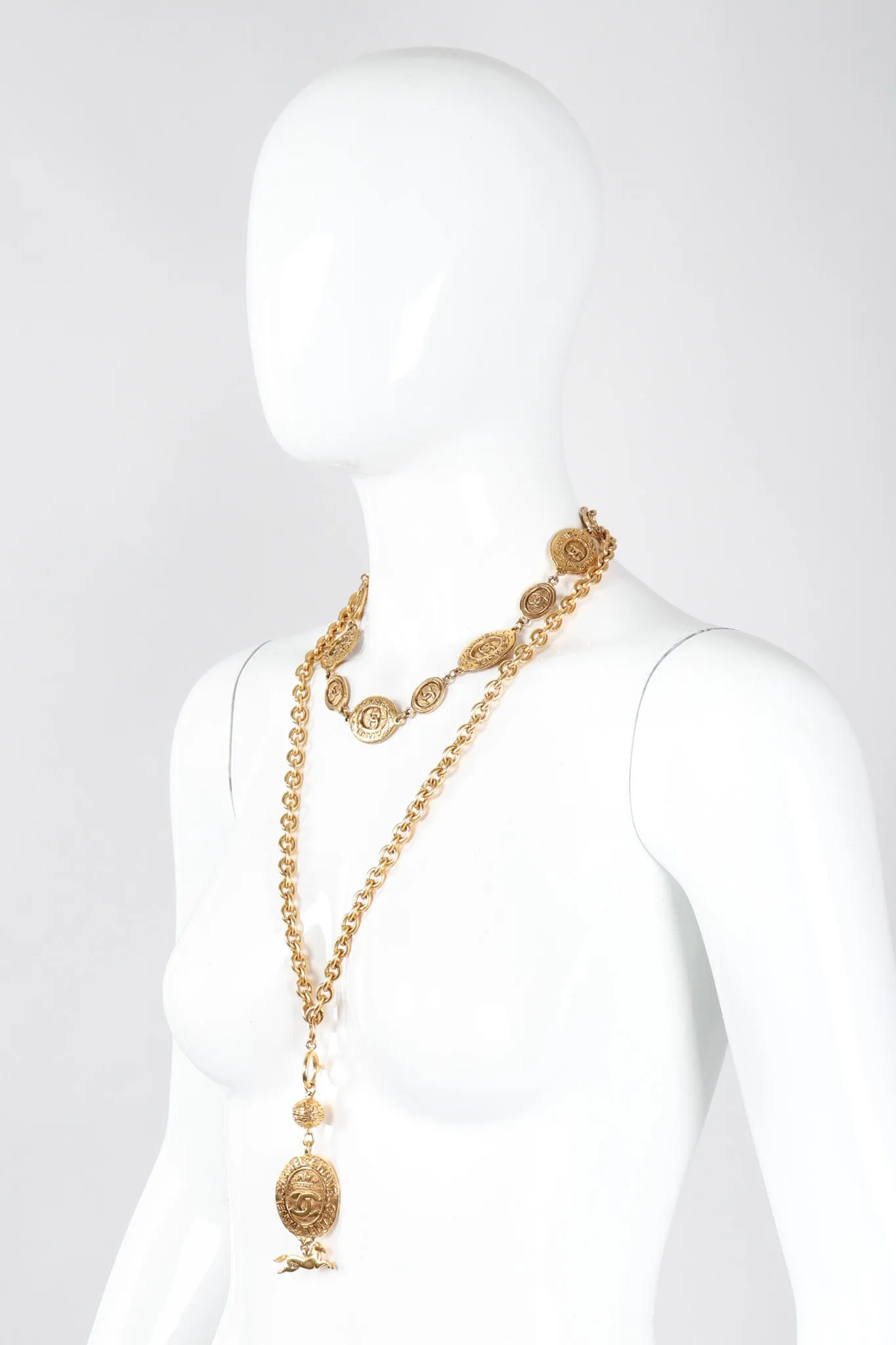 CC Coin Collar Necklace