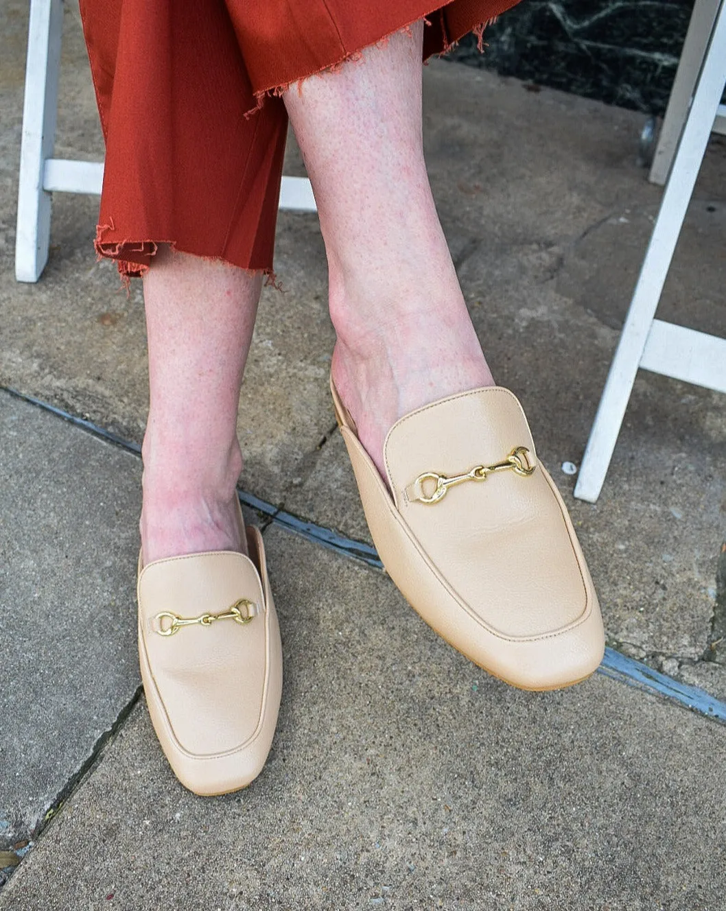 CHARMER FLAT MULE BY CORKY'S - CAMEL