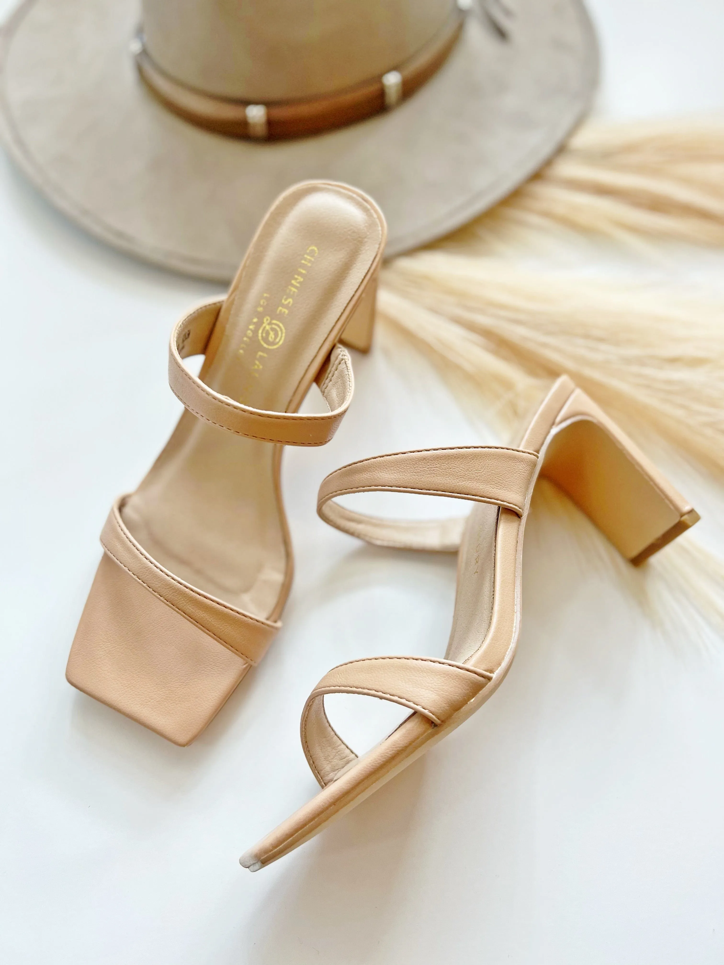 Chinese Laundry Yaya Smooth Heels In Nude