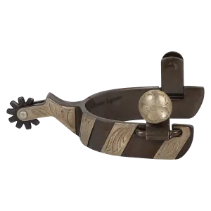Classic Equine Cowboy Series Spurs with Chap Guard