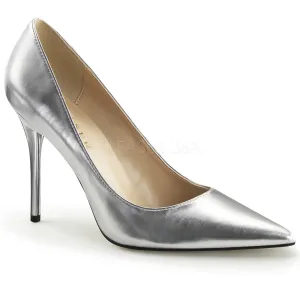 CLASSIQUE-20  Silver Metallic Pu