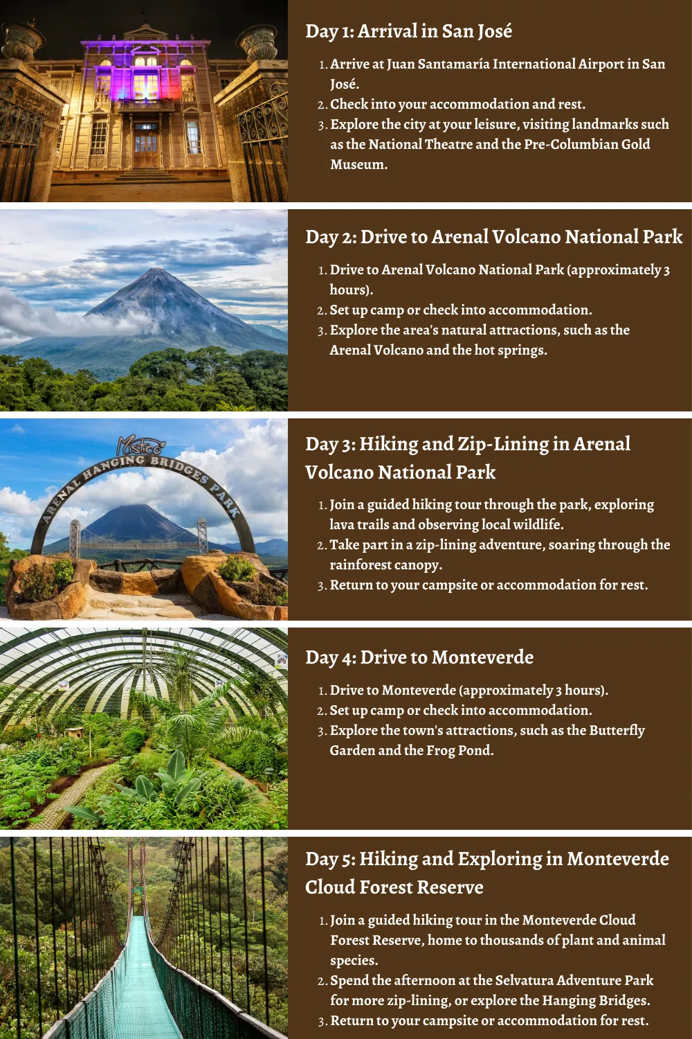 Costa Rica - Where Rainforests Meet Pristine Beaches: A 10 Day Itinerary to Camping, Surfing, Climbing, Hiking, and Zip-Lining
