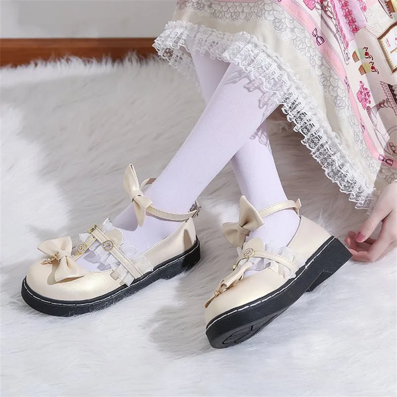 Cute Princess Bow Lace Shoes UB3558