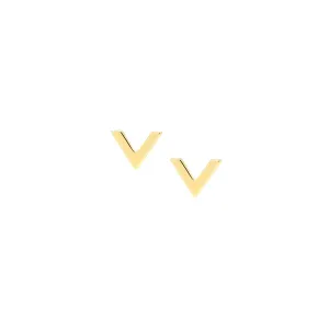 Dagger Studs | Yellow Gold