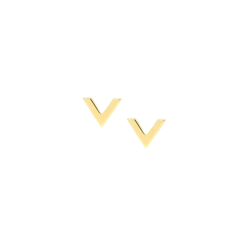 Dagger Studs | Yellow Gold