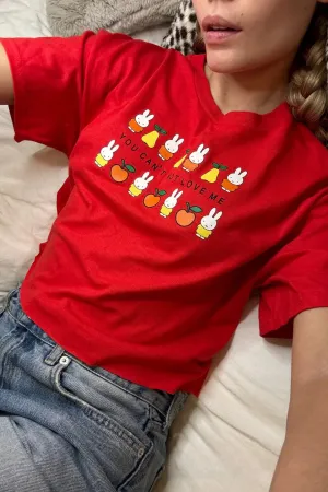 Daisy Street x Miffy You Cant Not Love Me Crop Tee