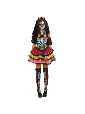 Day Of The Dead Senorita Size L