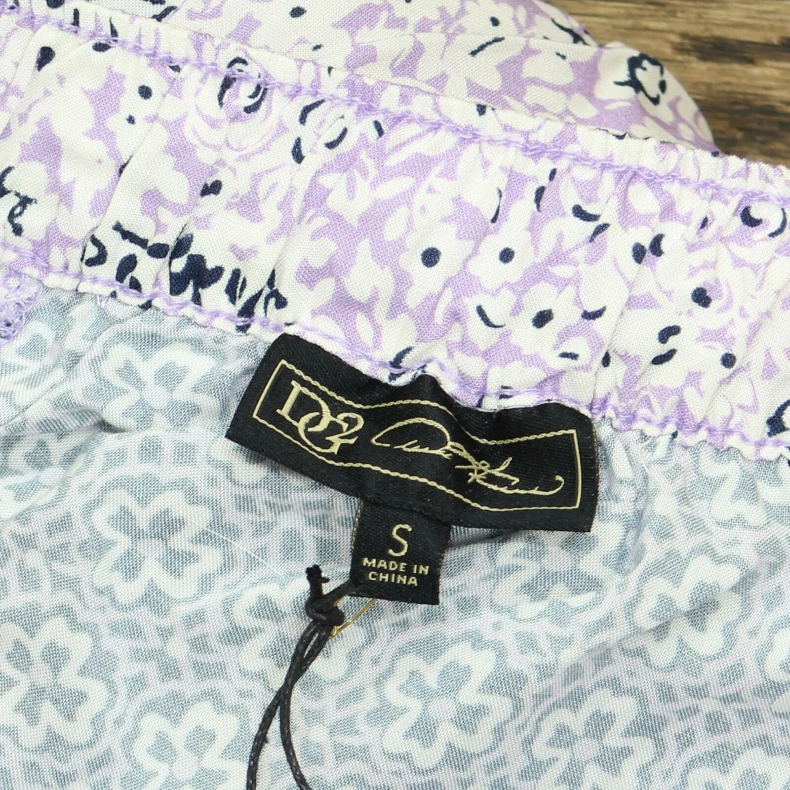 DG2 by Diane Gilman Women's Patchwork Maxi Skirt