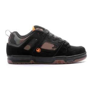 DVS Mens Gambol Skate Shoes - BLACK CAMO ORANGE SUEDE