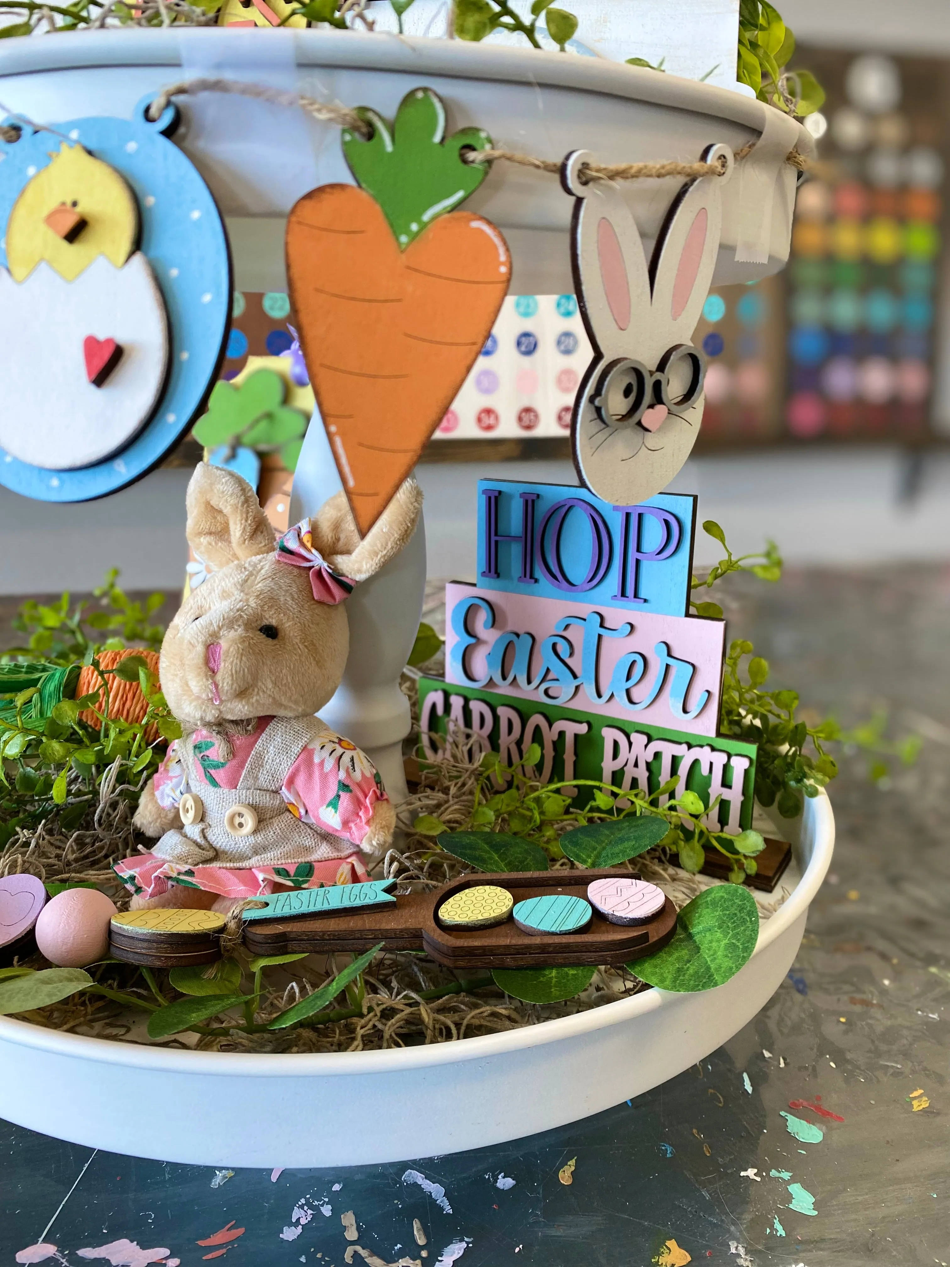 Easter 3 Tiered Tray