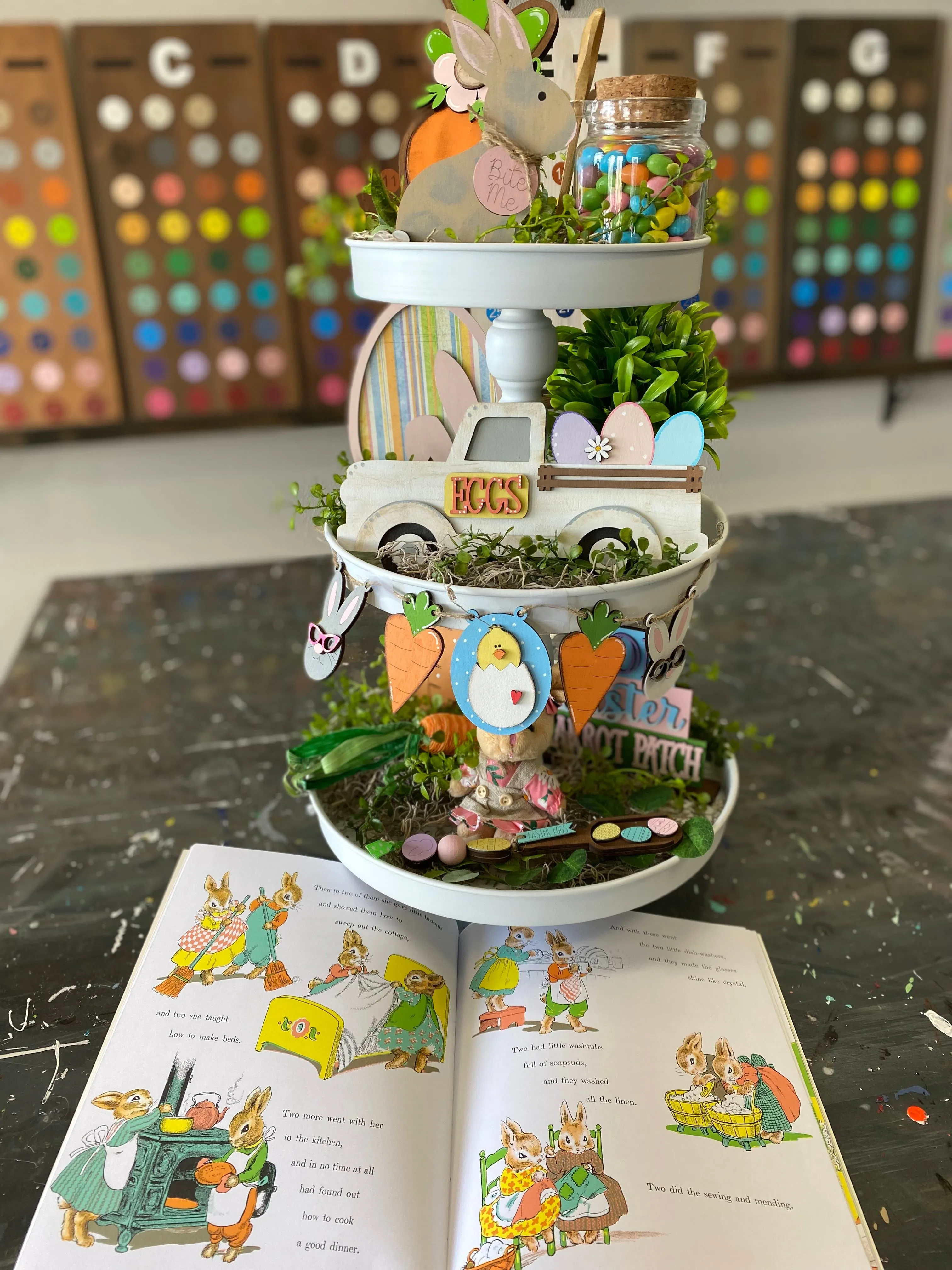 Easter 3 Tiered Tray