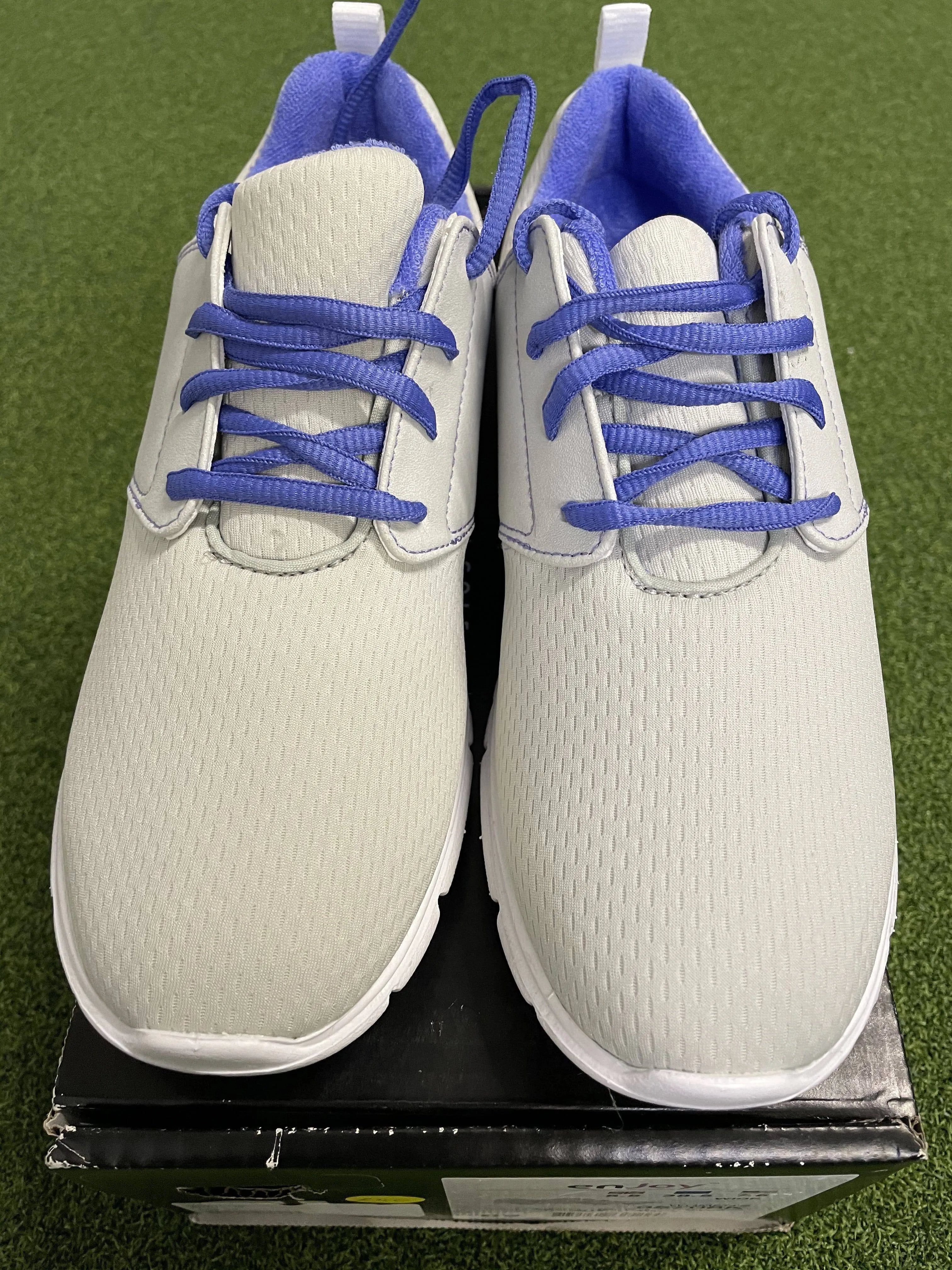 EX Shop Display Footjoy Ladies enJoy Golf Shoes 95708K / Light Grey / Size UK 5.5