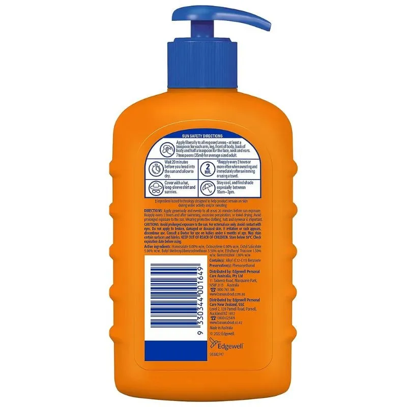 [Expiry: 12/2026] Banana Boat Sport Sunscreen SPF 50  Lotion 400g