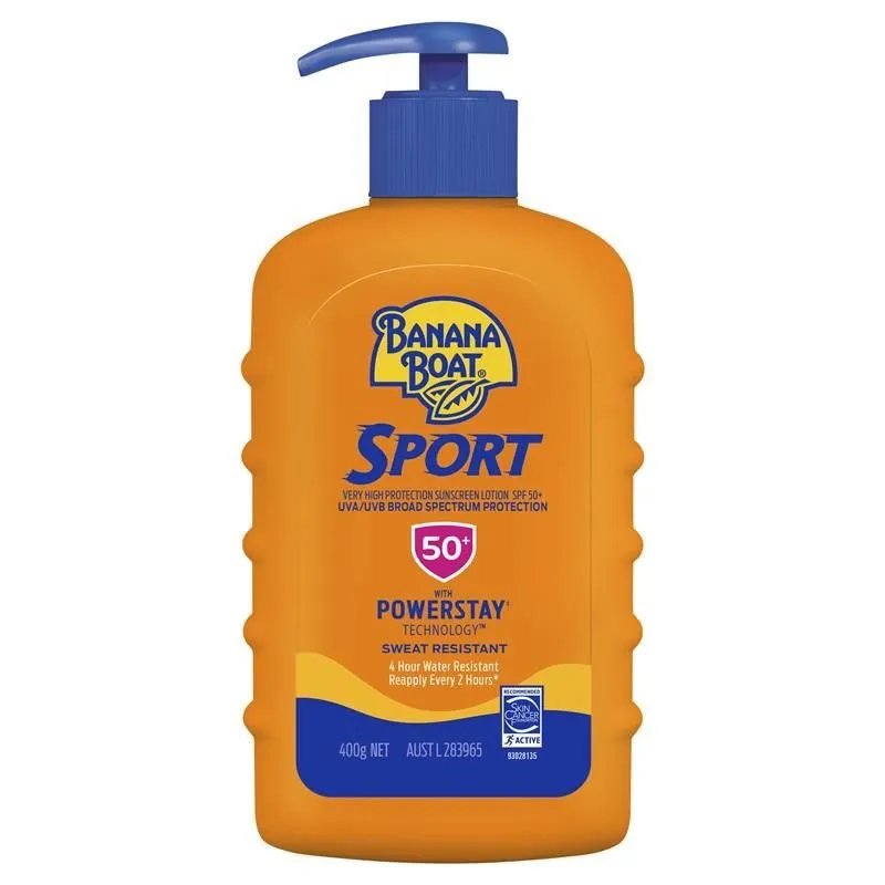 [Expiry: 12/2026] Banana Boat Sport Sunscreen SPF 50  Lotion 400g